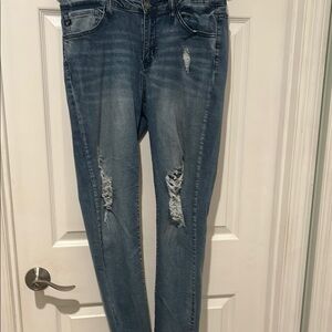 Kancan Distressed Blue Women's Jeans